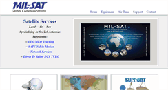 Desktop Screenshot of mil-sat.com