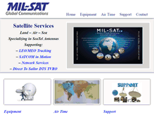 Tablet Screenshot of mil-sat.com